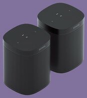 图为「Sonos」One SL环绕声扬声器