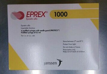 Recall 5 batches of Eprex 1000iu, 4000iu &amp; 5000iu Prefilled Syringe